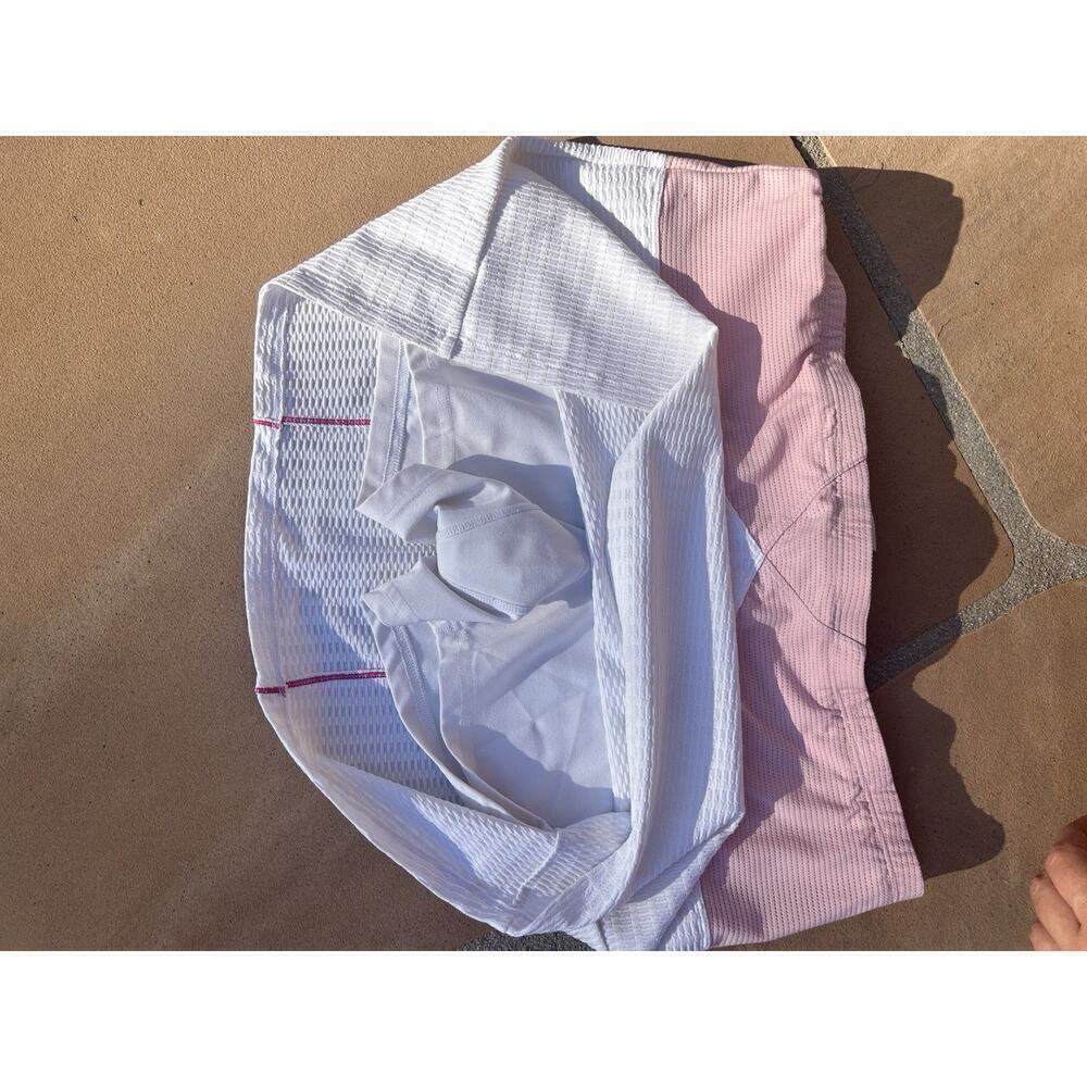 Nike Women’s Tennis Skort Size M (8-10) Pink White Performance Stretch AG - Picture 4 of 4